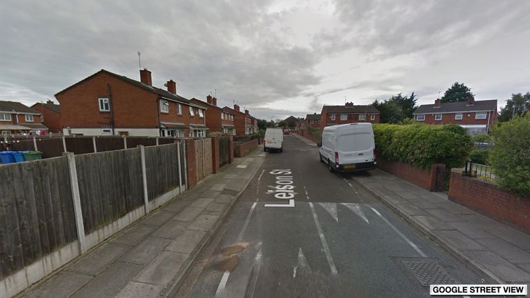 Leison Street, Anfield, where the burglary took place