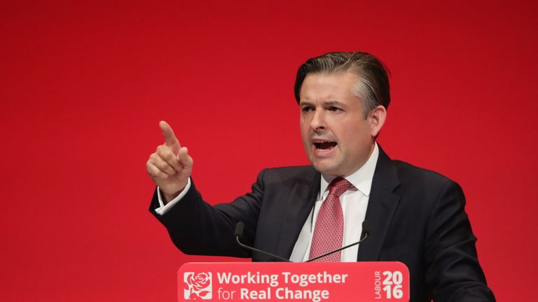Jonathan Ashworth said the figures were evidence of Government under-funding