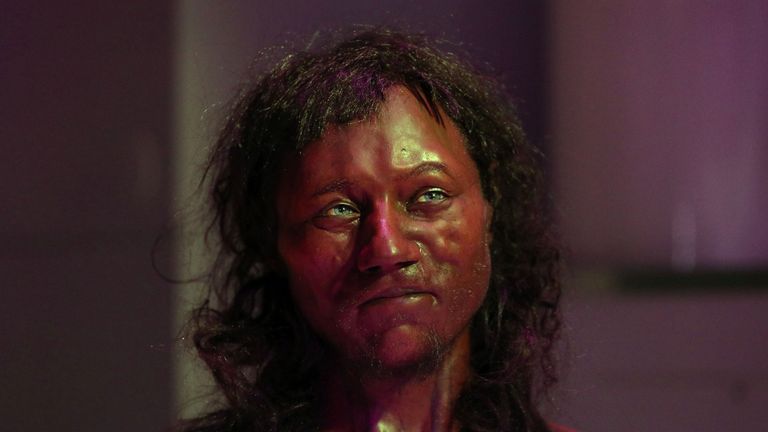 Cheddar Man&#39;s face has been reconstructed through his DNA