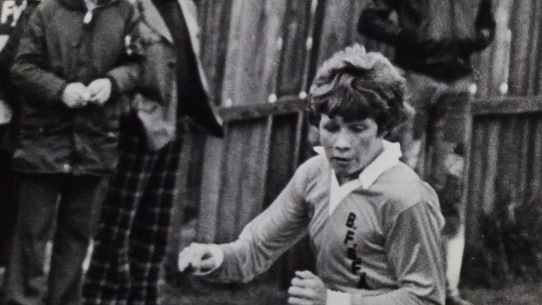 David Lean as a promising young footballer