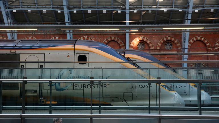 The trains will start from the Eurostar hub at London St Pancras