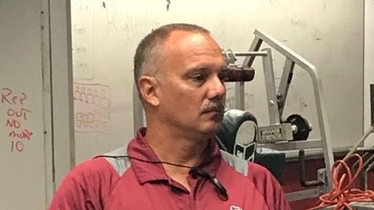 The athletic director of the school, 49, was descrived as 