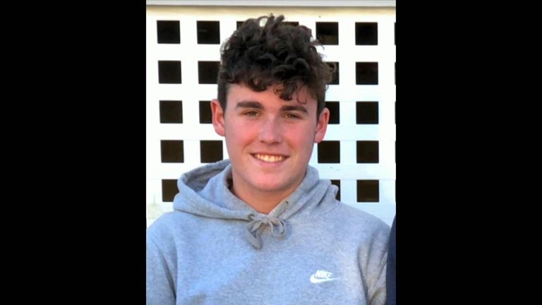 Luke, 15, spent last Christmas in South Carolina with his aunt Joan Cox who said he loved basketball Pic: ABC