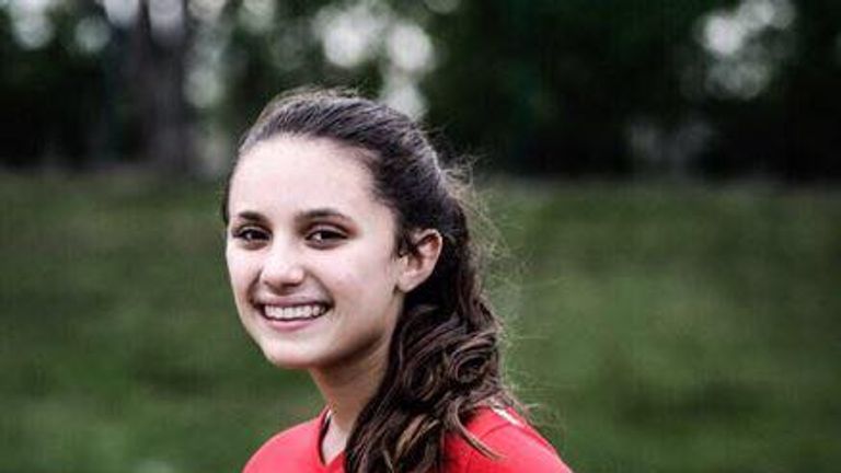 The 18-year-old was a striker and had been playing since she was young  Pic:Facebook/Parkland Travel Soccer