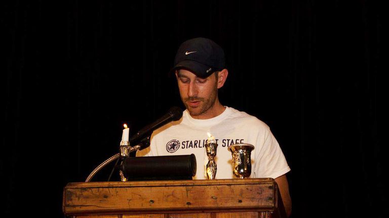 The geography teacher, 35,  died in the attack after reportedly shielding students Pic:Facebook/remembering Scott Beigel 