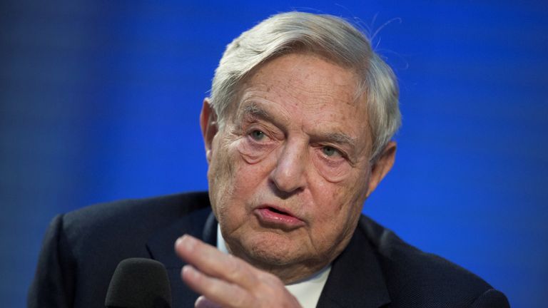 George Soros has hit back at critics over donation