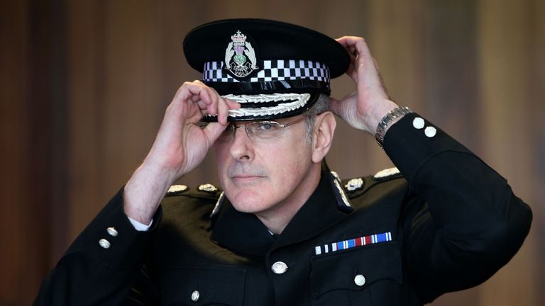 Chief Constable Phil Gormley who has resigned with immediate effect
