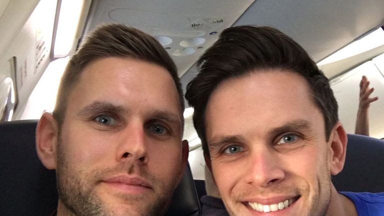 Brothers Stuart (left) and Jason Hill were both killed in the crash