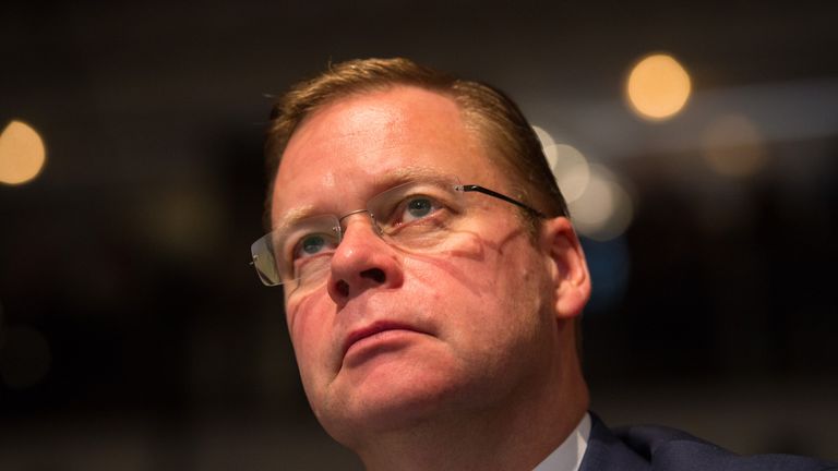 Centrica Chief Executive Iain Conn at the annual conference of the CBI (Confederation of British Industry) at the Grosvenor House Hotel in London. PRESS ASSOCIATION Photo. Picture date: Monday November 9, 2015. Photo credit should read: Dominic Lipinski/PA Wire