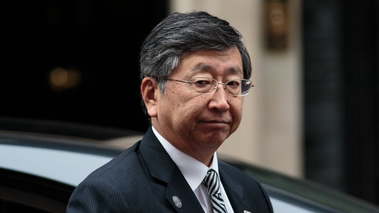 Japanese ambassador to the UK Koji Tsuruoka 