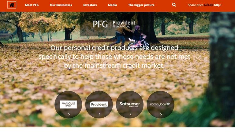 Provident Financial Group&#39;s website