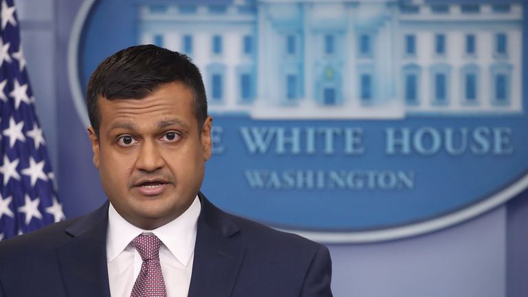 Raj Shah confirmed Mr Porter had left the White House