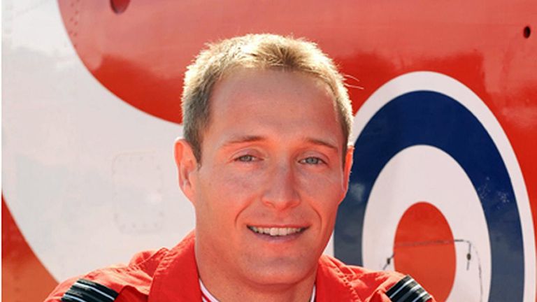 Undated handout file photo issued by the Ministry of Defence of Flight Lieutenant Sean Cunningham, a Red Arrows pilot who died at RAF Scampton, Lincolnshire, in 2011