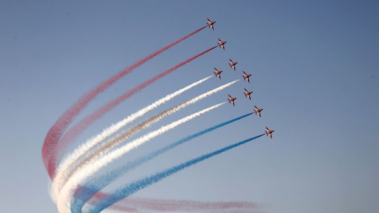 The Red Arrows always provide quite the spectacle