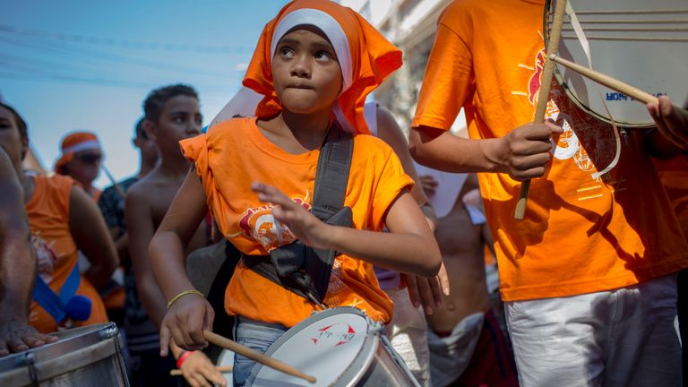 The highlight of the Rio Carnival is the Samba Schools Parade, always a fierce competition