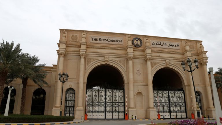 The gates firmly closed when the detainees were being held