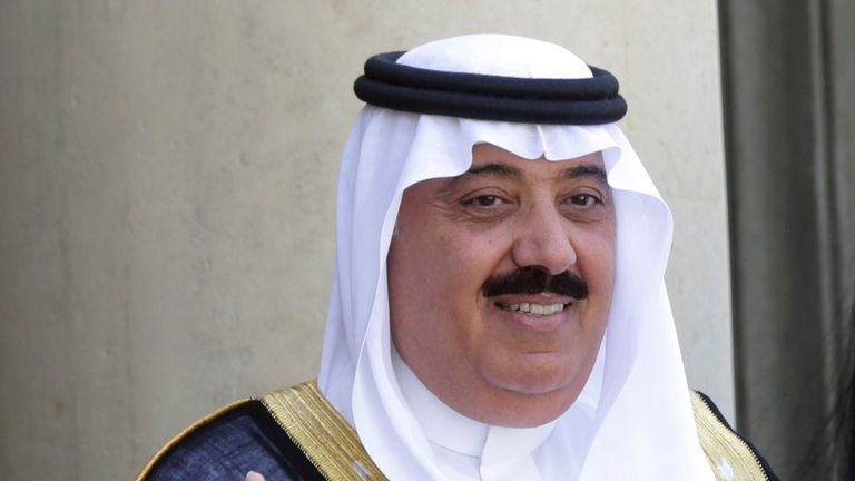 Prince Miteb bin Abdullah was once seen as a contender for the throne