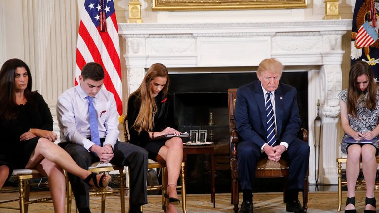 Donald Trump held a &#39;listening session&#39; with survivors of recent school shootings