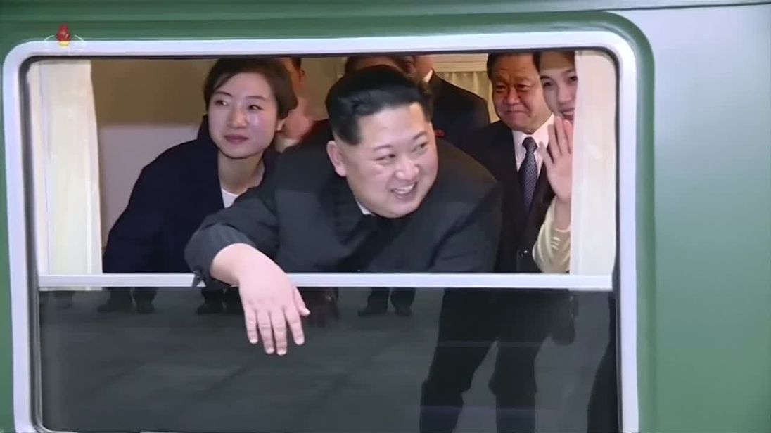 Kim Jong Un makes a historic train journey to Beijing