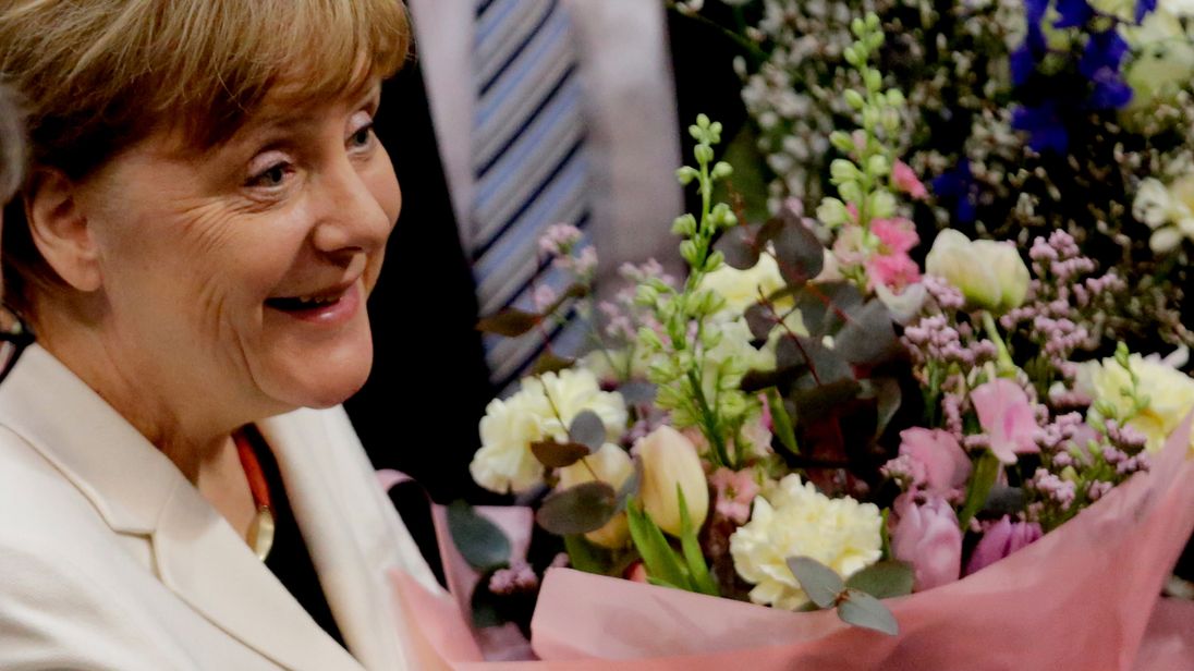 Angela Merkel was elected Chancellor in a secret ballot