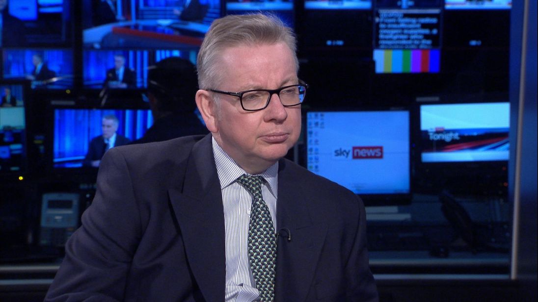 Michael Gove MP Environment Sec talks about Sky's Ocean Rescue campaign to introduce bottle deposit return scheme 