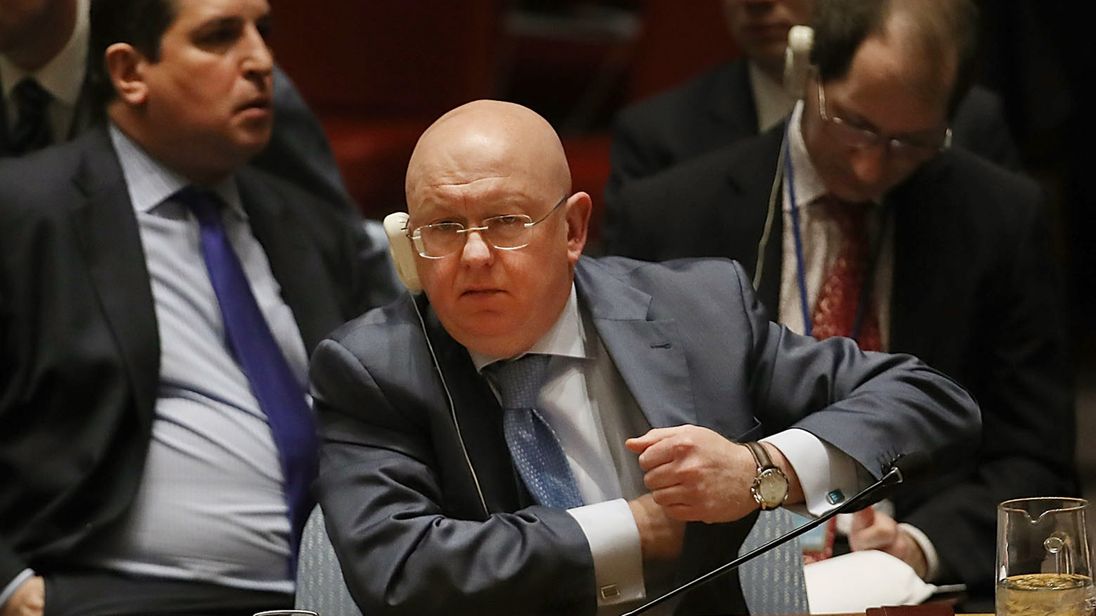 Russian Ambassador to the United Nations Vassily Nebenzia