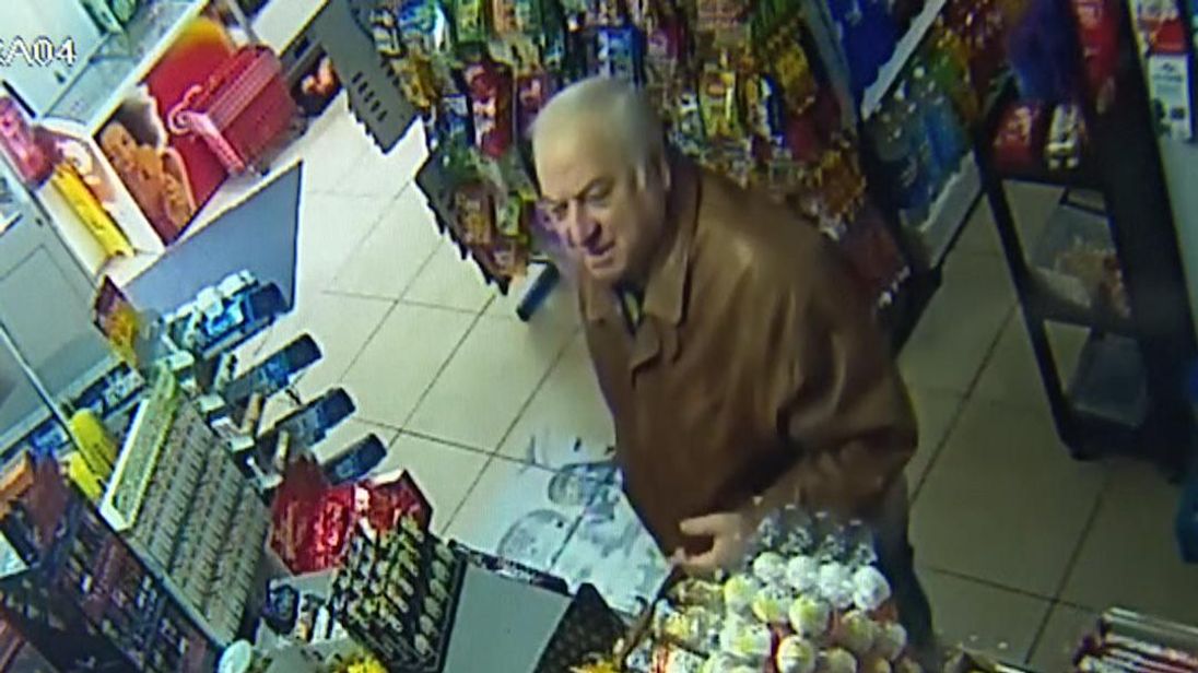 Russian spy caught on CCTV in Salisbury