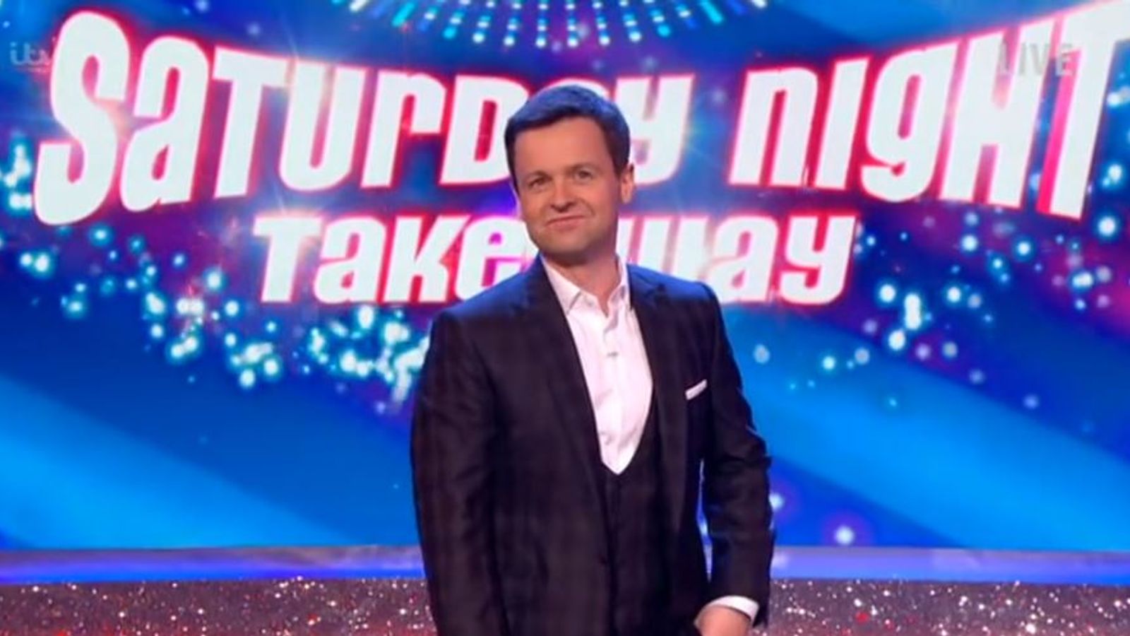 Nods to Ant's absence as Dec presents Saturday Night Takeaway solo | UK