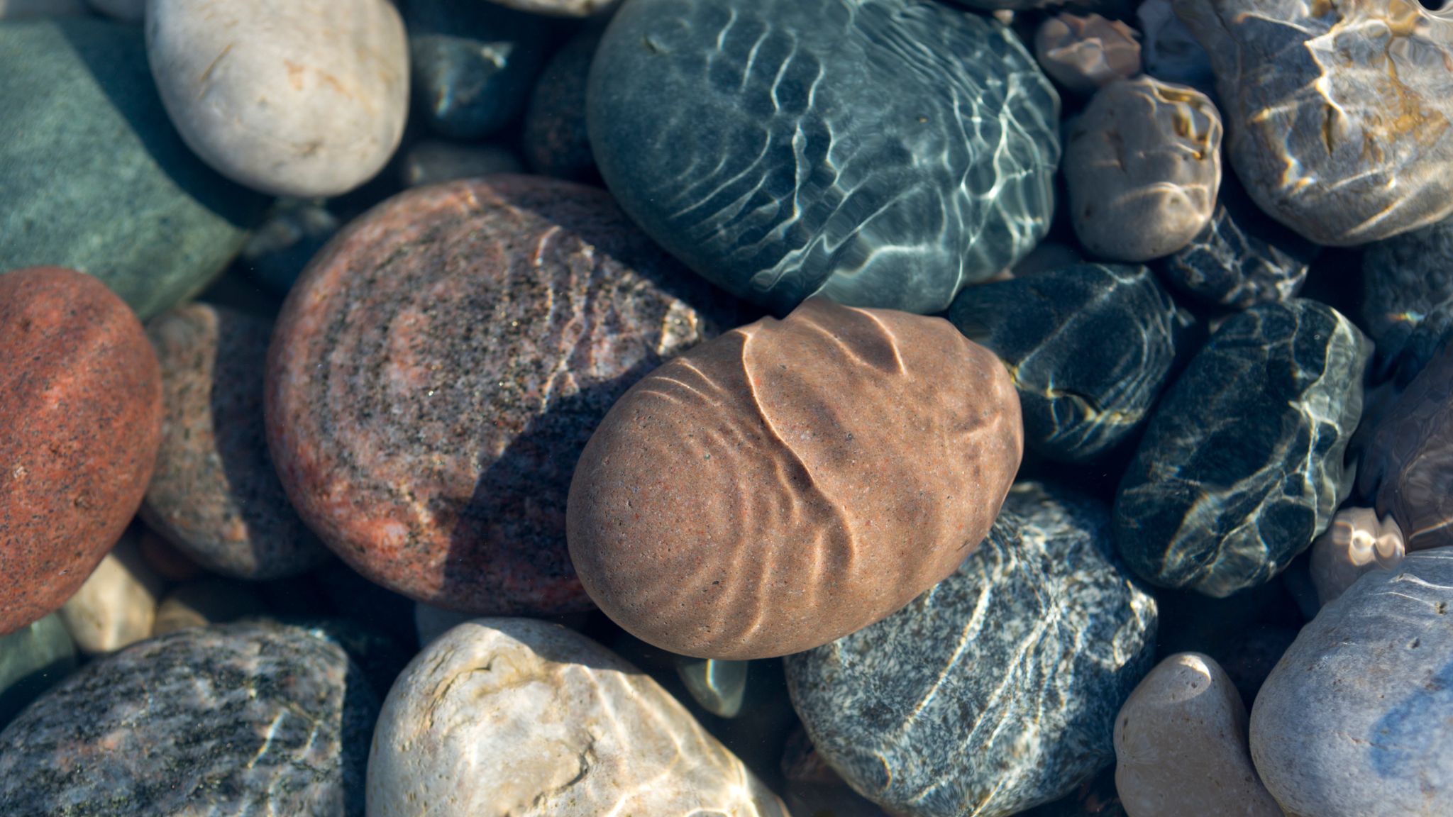 Stone could. River Pebbles.