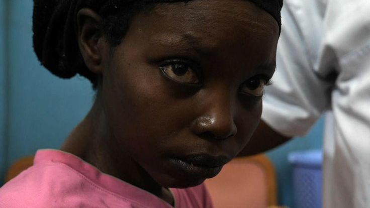 Lutove fled machete-wielding men who attacked her village