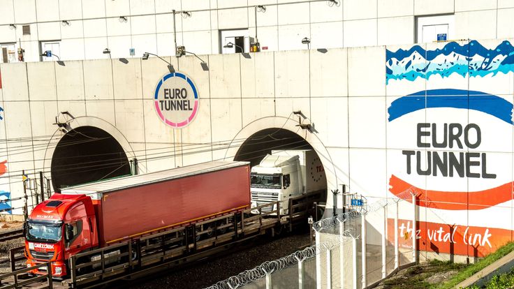 Eurotunnel freight tunnel