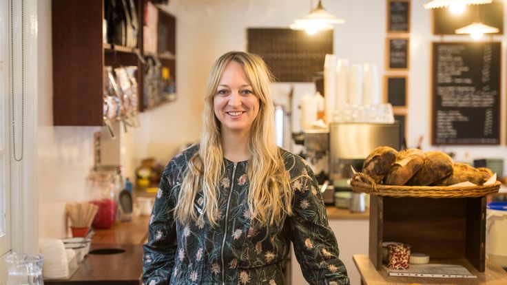 Claire Ptak, owner of Violet Bakery in Hackney, east London