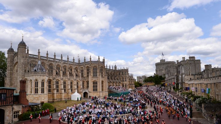 The annual Order of The Garter Service at St George&#39;s Chapel