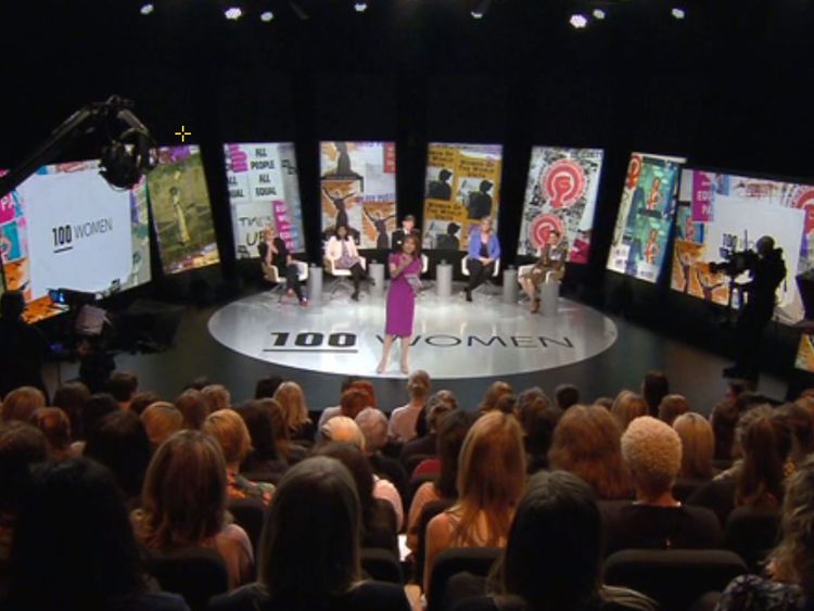 Kay Burley hosts the #100Women debate