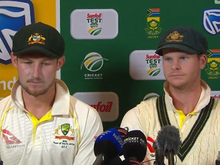Australian cricketers Cameron Bancroft and Steve Smith admitted ball tampering against South Africa