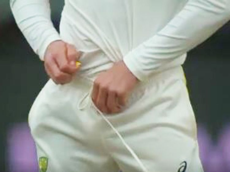 Cameron Bancroft attempted to hide the tape in his trousers