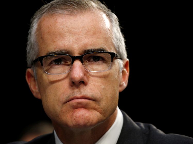 Former FBI director Andrew McCabe was fired 26 hours before he was due to retire