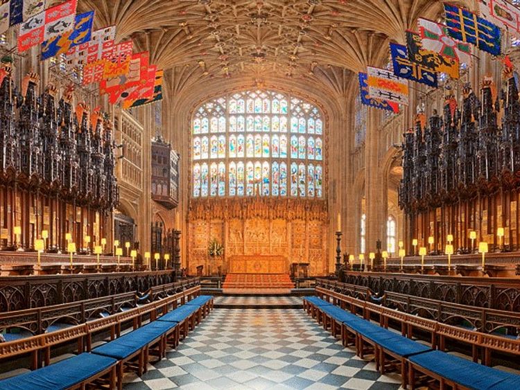 The couple will marry on the on the High Altar of St George’s Chapel