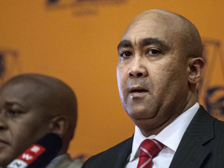 Shaun Abrahams announcing Jacob Zuma will face prosecution