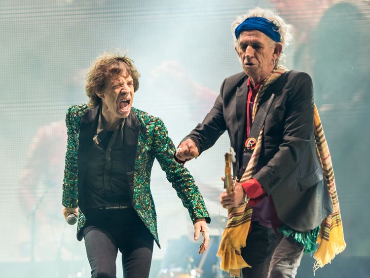 The pair became music icons after former the Rolling Stones