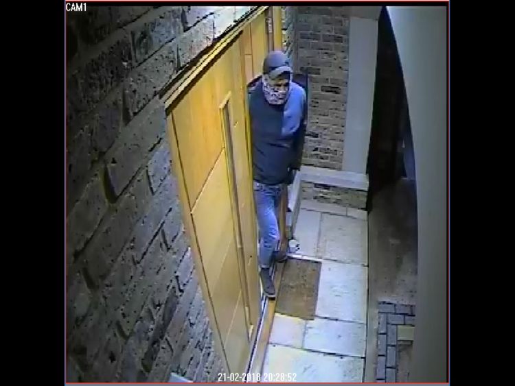 One of the men who carried out a burglary in nearby Keston on 21 February. Pic: Met Police