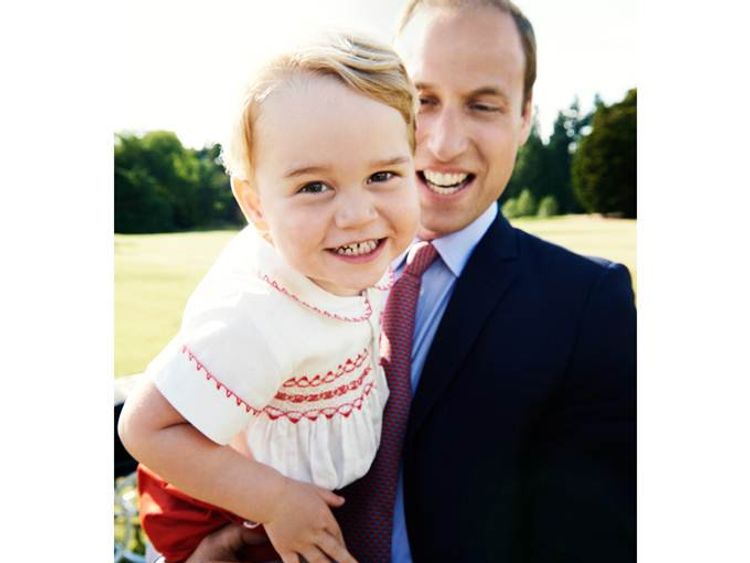 Prince George's photograph for his second birthday