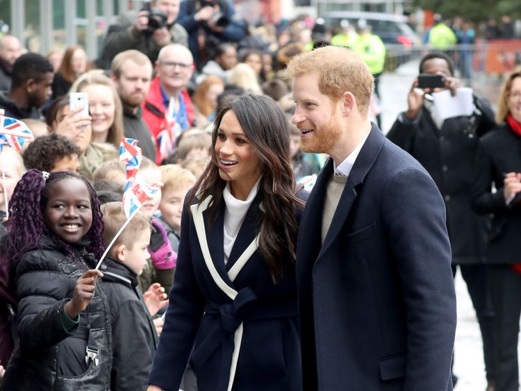 Prince Harry and Meghan Markle visit Birmingham