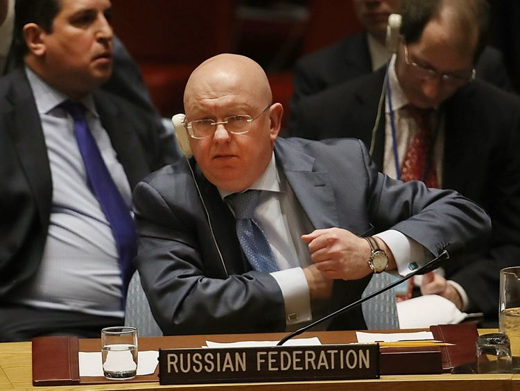 Russian Ambassador to the United Nations Vassily Nebenzia