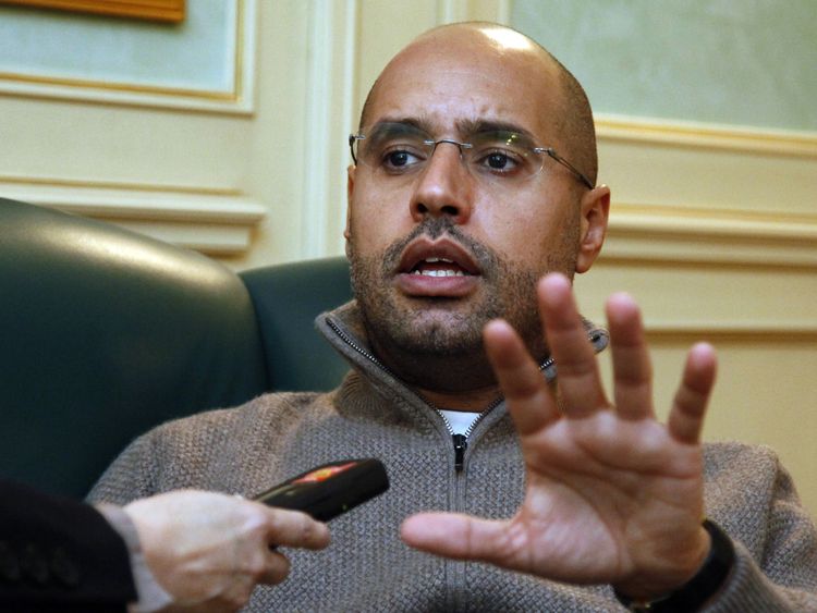 Saif al-Islam Kadhafi, son of Libyan leader Moamer Kadhafi, previously said Sarkozy took money
