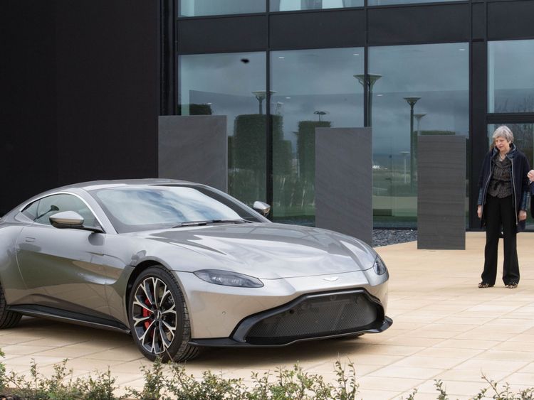 The Prime Minister visited the Aston Martin Factory in Wales