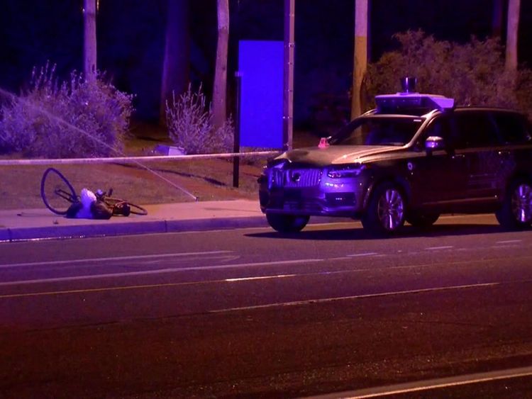 Police seal off the scene of the tragedy