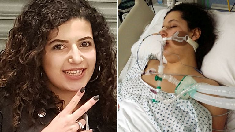 Mariam Moustafa was left in a coma following the alleged attack