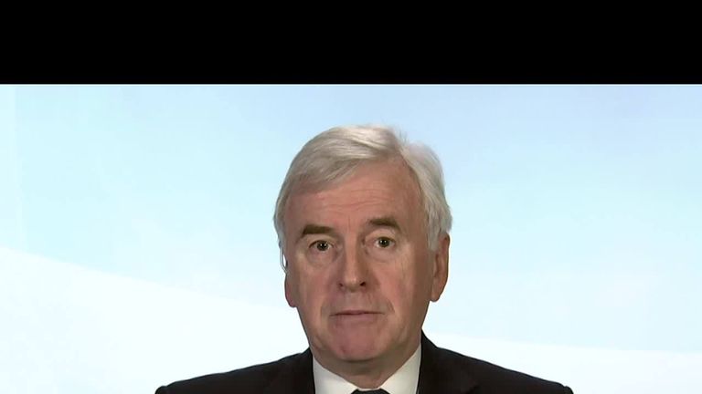 Shadow chancellor John McDonnell