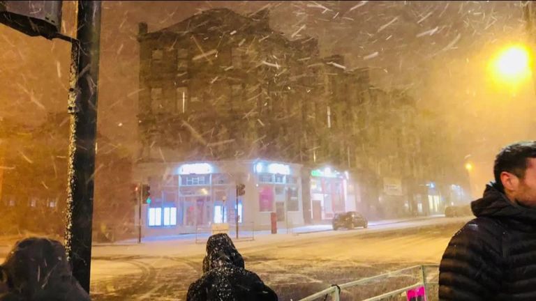 Snow back as Beast from the East returns | News UK Video News | Sky News